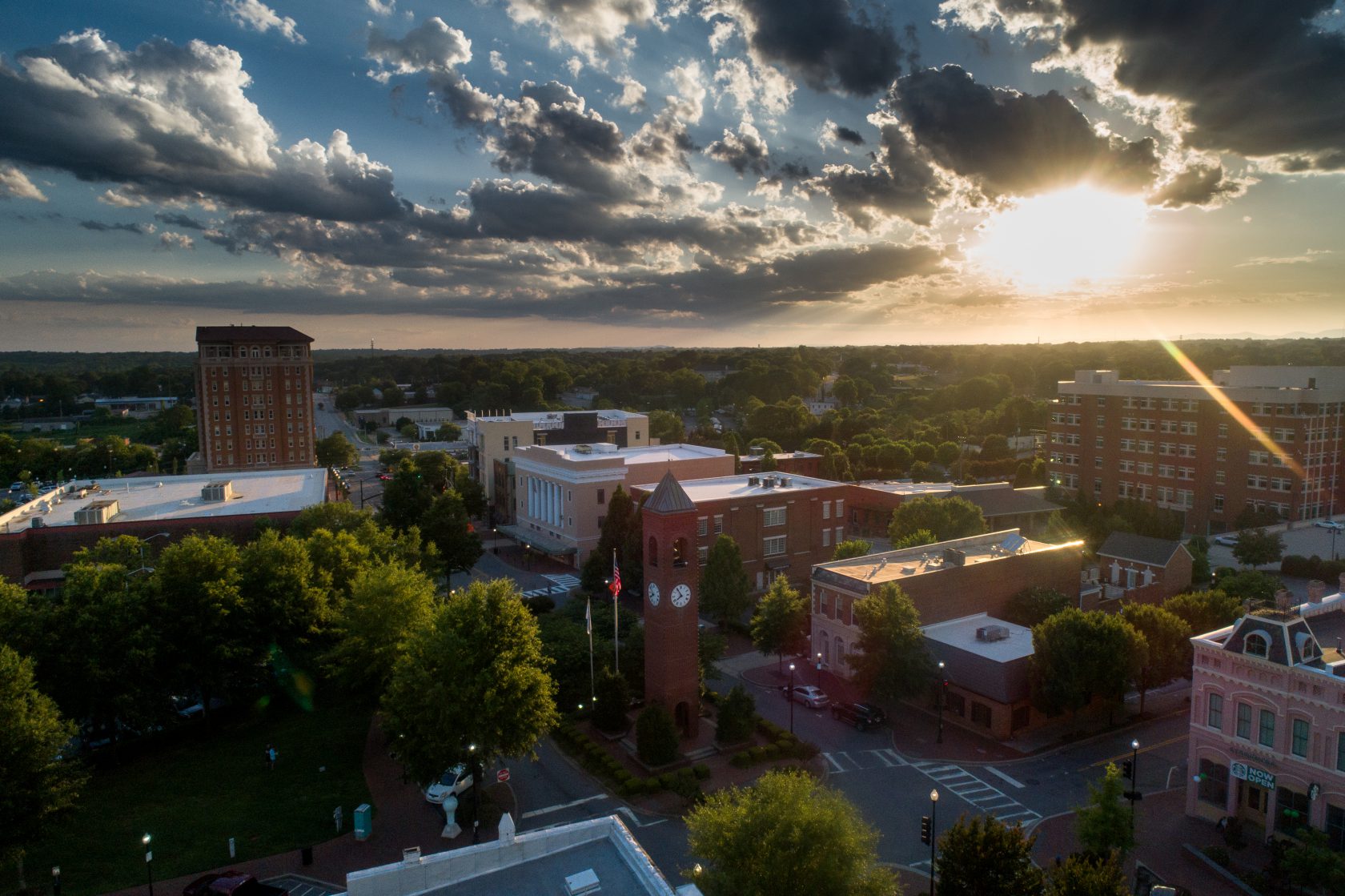 Spartanburg, SC skyline