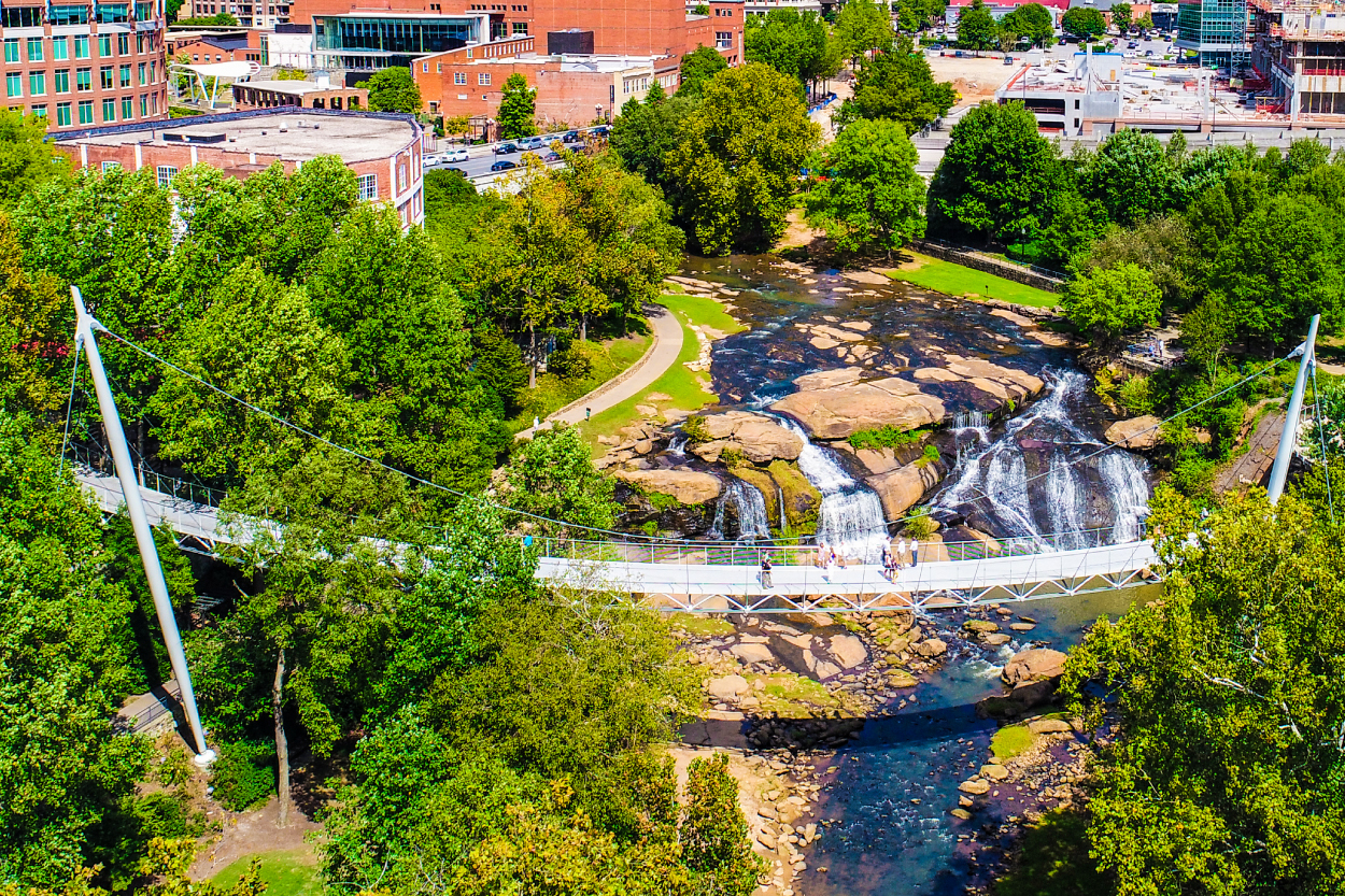 Greenville: Home to One of America's Best Urban Waterfalls | Move ...